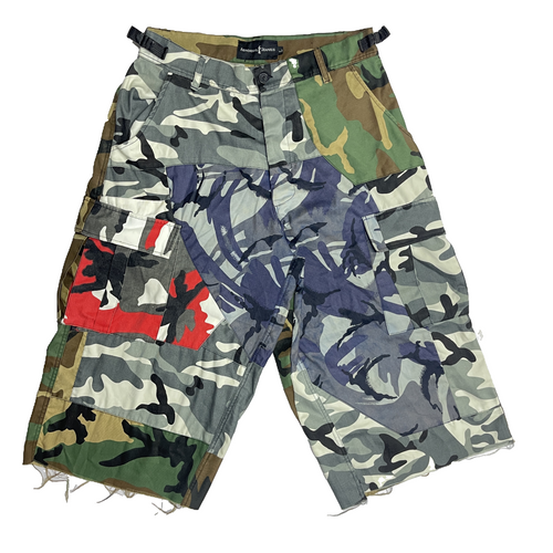 Scrap Camo Cargo Shorts