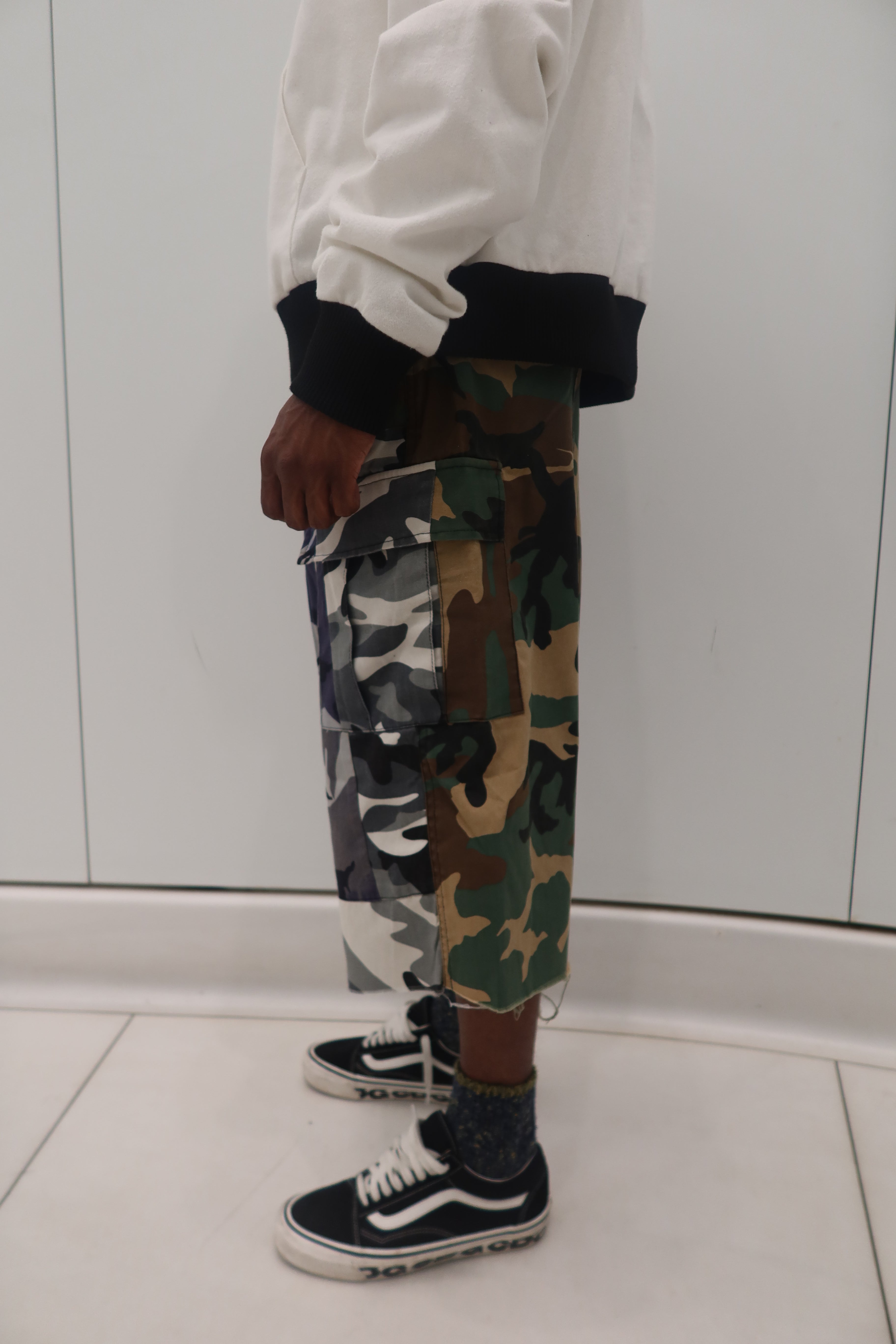 Scrap Camo Cargo Shorts