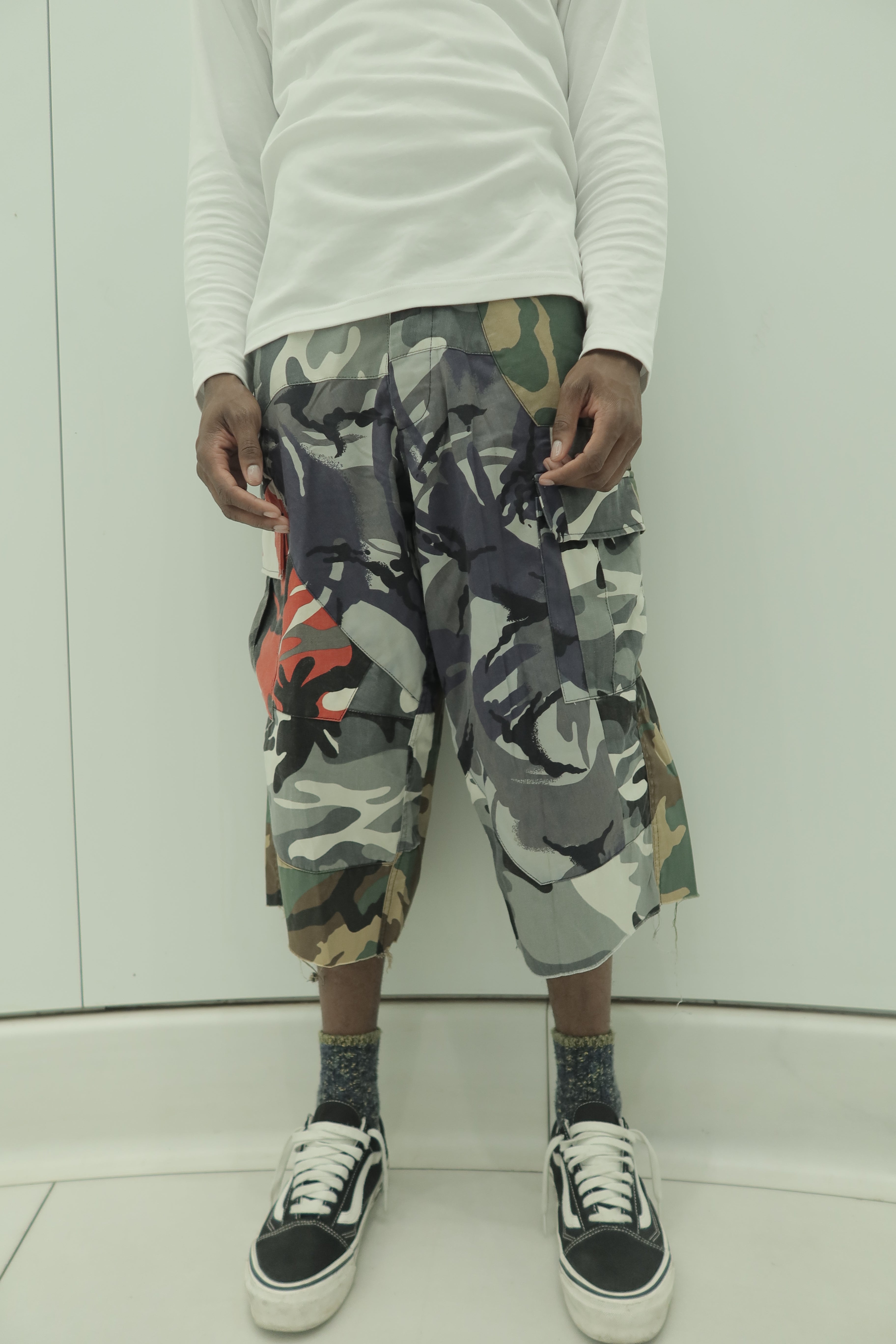 Scrap Camo Cargo Shorts